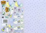 Baby hellblau mit Hintergrund TL 2251
